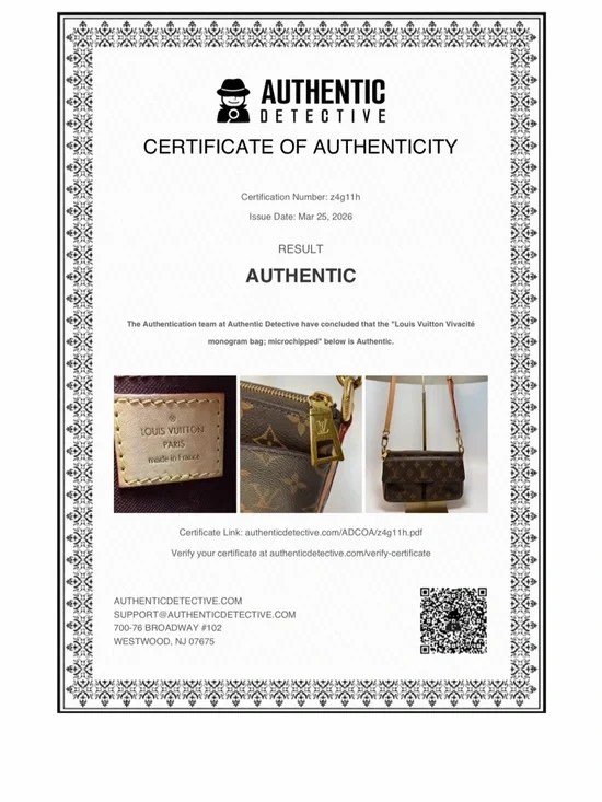 Louis Vuitton Vivacité Monogram Crossbody 2024 w/COA - Picture 2 of 16